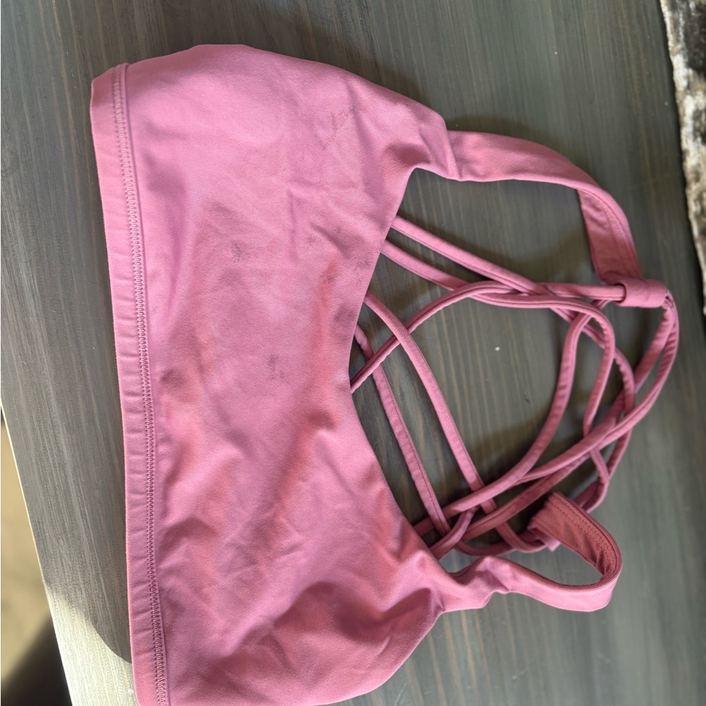 Pink Lulu Sports  Bra